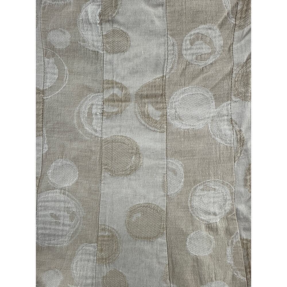 Women’s Per Una Beige & Brown Bubble Patterned Pleated Skirt Sz 12 - Picture 2 of 6